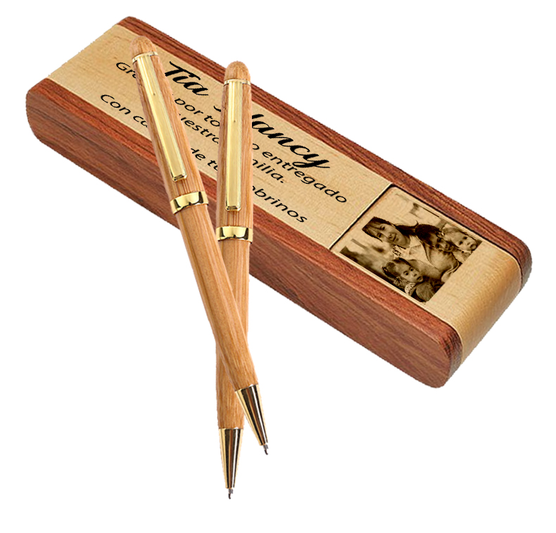 Bolígrafo de Madera Doble SW 01
